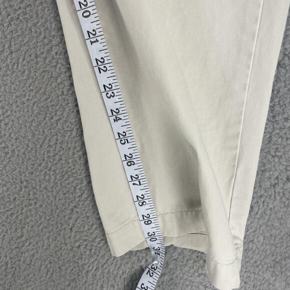 Polo Ralph Lauren Chino Pants Mens 36 x32 Beige Pleated Front Classic Fit - Picture 2 of 11